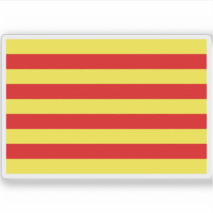 Flagge des Departements Pyrénées-Orientales, Frank Aufkleber