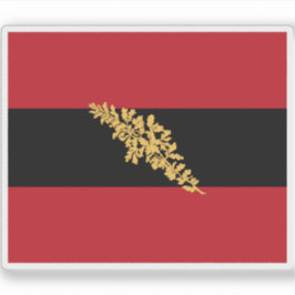 Flagge des Deutschen Bundes (1815-48 & 1850-66) Aufkleber