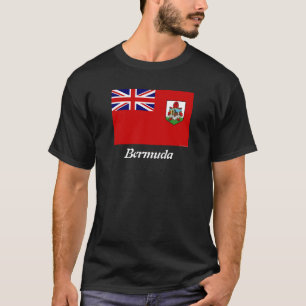 Flagge des dunklen T - Shirt Bermuda-Männer