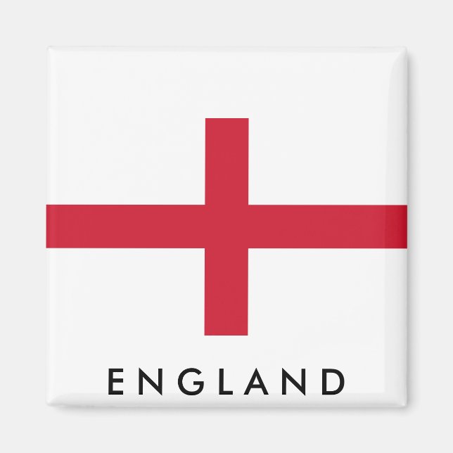 Flagge des englischen Magnet (Vorne)