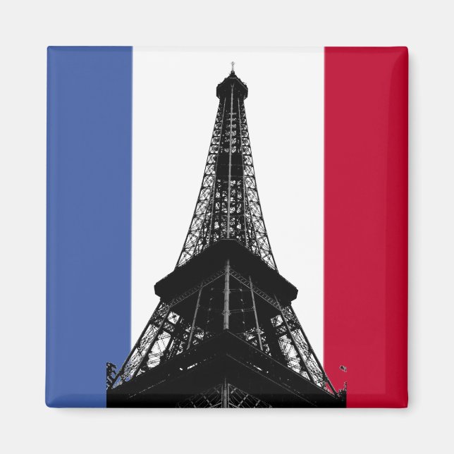 Flagge des französischen Magnet (Vorne)