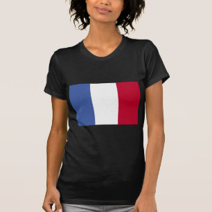 Flagge des französischen Shirts der Frauen