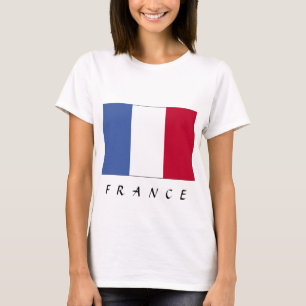 Flagge des französischen Shirts der Frauen