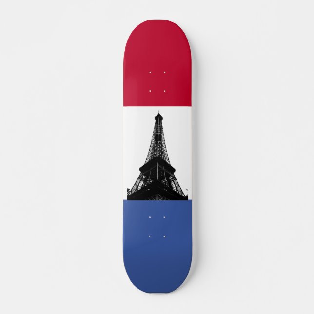 Flagge des französischen Skateboards (Vorne)