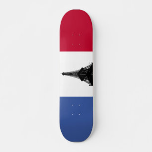 Flagge des französischen Skateboards