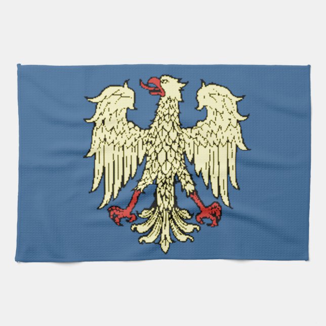 Flagge des Friuli-Venezia Giulia-(Italien) Küchentuch (Horizontal)