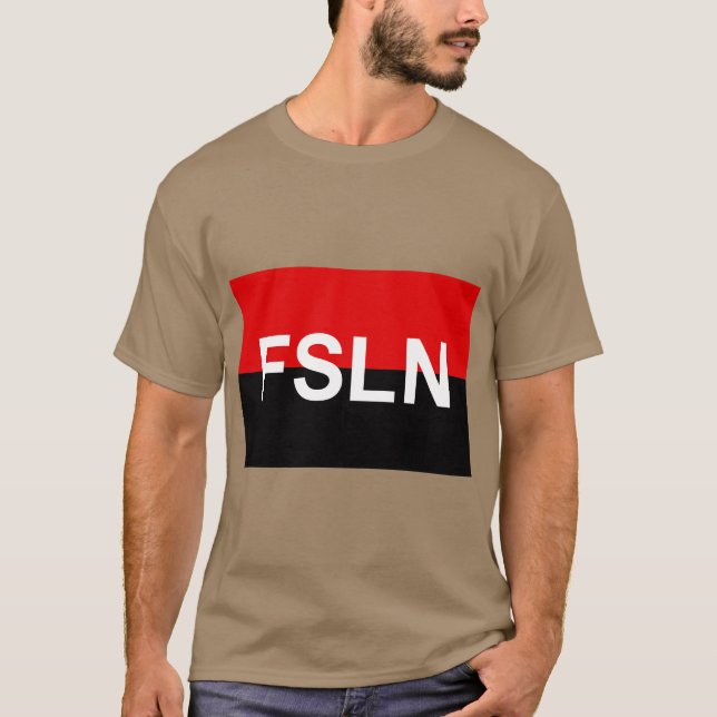 Flagge des FSLN T-Shirt (Vorderseite)