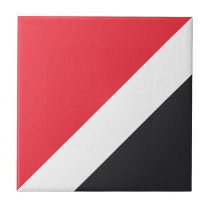 Flagge des Fürstentums Sealand Fliese