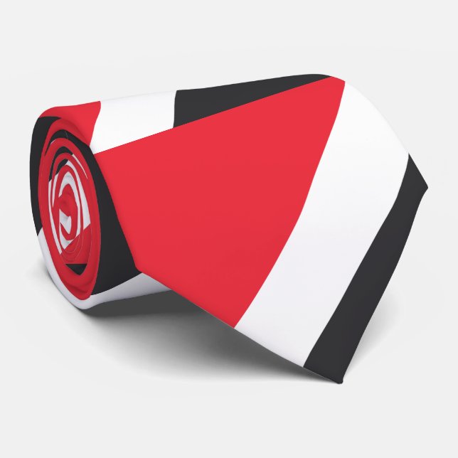 Flagge des Fürstentums Sealand Krawatte (Gerollt)