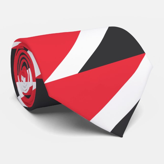 Flagge des Fürstentums Sealand Krawatte (Gerollt)