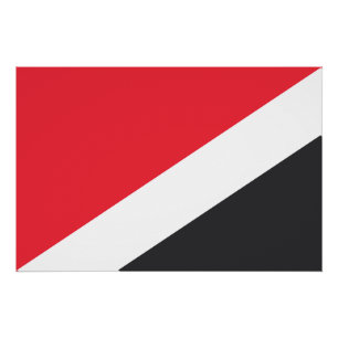 Flagge des Fürstentums Sealand Poster