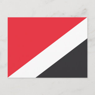 Flagge des Fürstentums Sealand Postkarte