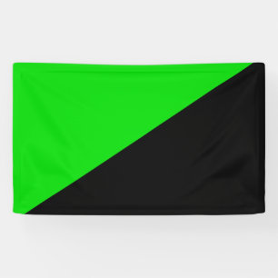 Flagge des grünen Anarchismus Banner