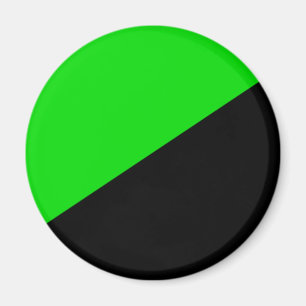 Flagge des grünen Anarchismus Magnet