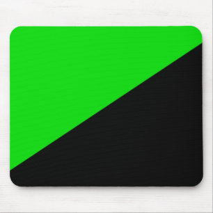 Flagge des grünen Anarchismus Mousepad