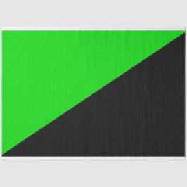 Flagge des grünen Anarchismus Seidenpapier