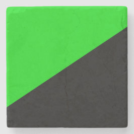 Flagge des grünen Anarchismus Steinuntersetzer