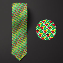 Flagge des guyana-Musters Krawatte