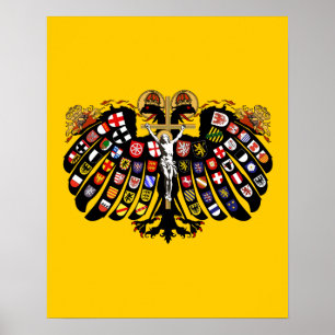 Flagge des Heiligen Römischen Reiches Poster