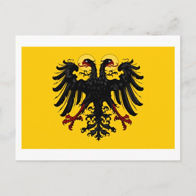 Flagge des Heiligen Römischen Reiches Postkarte (Vorderseite)