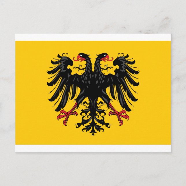Flagge des Heiligen Römischen Reiches Postkarte (Vorderseite)