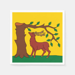Flagge des historischen Landkreises von Berkshire  Serviette