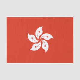Flagge des Hongkonger Gewebspapiers Seidenpapier