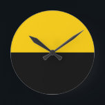 Flagge des IJsselstein Runde Wanduhr<br><div class="desc">Flagge IJsselstein,  Niederlande</div>