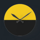 Flagge des IJsselstein Runde Wanduhr<br><div class="desc">Flagge IJsselstein,  Niederlande</div>