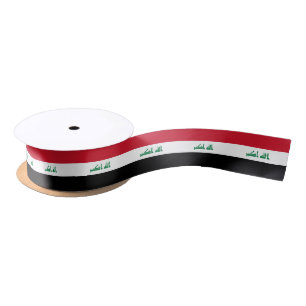 Flagge des Irak Satinband
