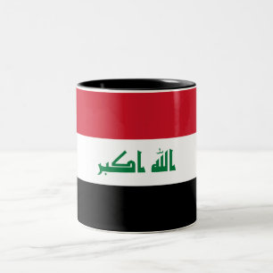 Flagge des Irak Zweifarbige Tasse