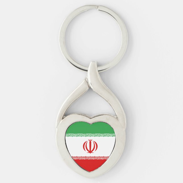 Flagge des Iran Schlüsselanhänger (Vorderseite)