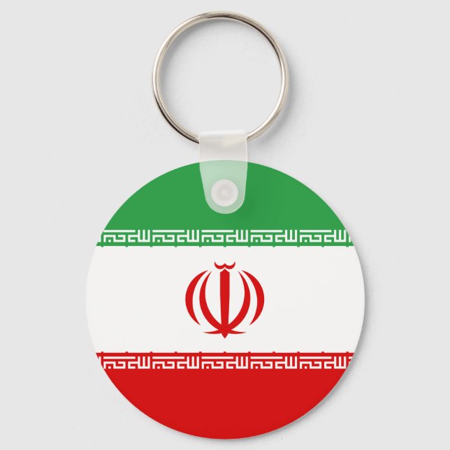 Flagge des Iran Schlüsselanhänger (Vorderseite)