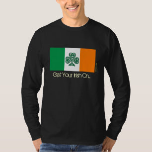 Flagge des Irland-Kleeblatt-T-Shirts T-Shirt
