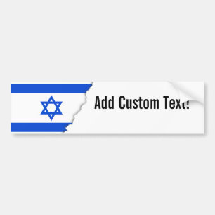 Flagge des Israelis Autoaufkleber