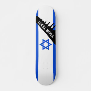 Flagge des Israelis Skateboard