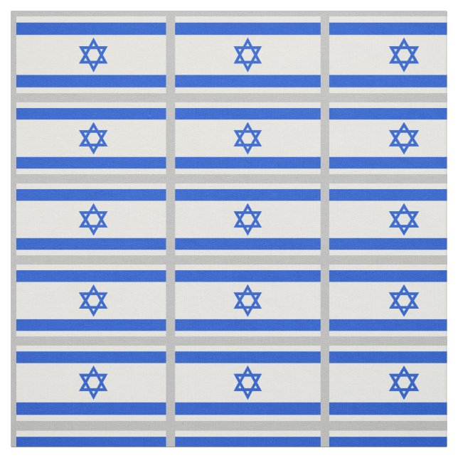 Flagge des Israelis Stoff (Muster)