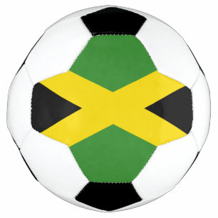 Flagge des Jamaika-Fußball-Balls Fußball