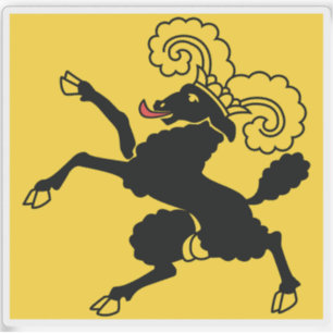 Flagge des Kantons Schaffhausen, Schweiz Aufkleber