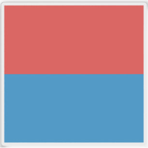 Flagge des Kantons Tessin Aufkleber