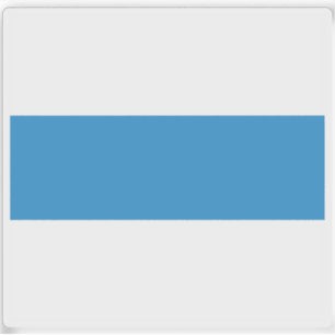 Flagge des Kantons Zug Aufkleber