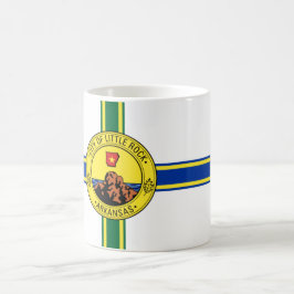 Flagge des Kleinen Felsen (Arkansas) Kaffeetasse