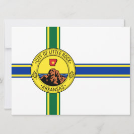 Flagge des Kleinen Felsen (Arkansas) Karte