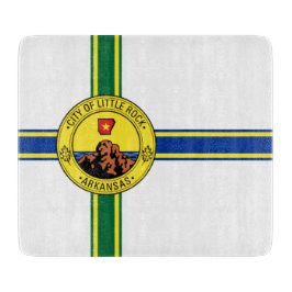 Flagge des Kleinen Felsen (Arkansas) Schneidebrett