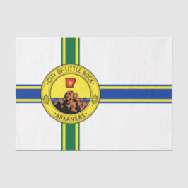 Flagge des Kleinen Felsen (Arkansas) Seidenpapier