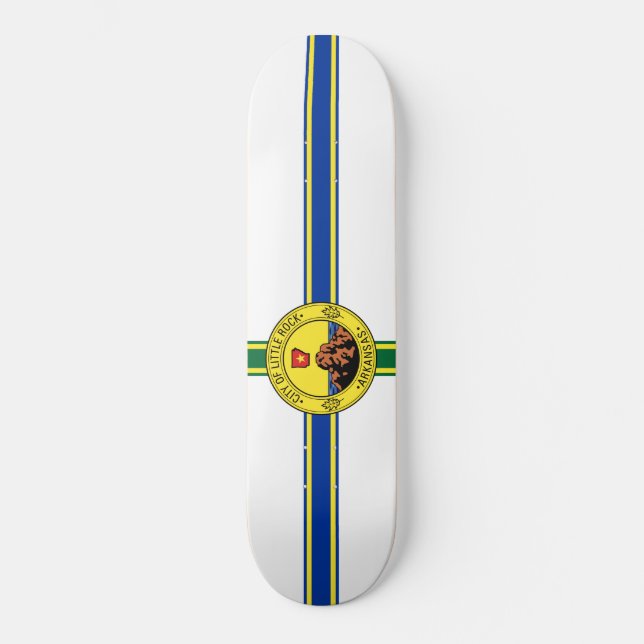 Flagge des Kleinen Felsen (Arkansas) Skateboard (Vorderseite)