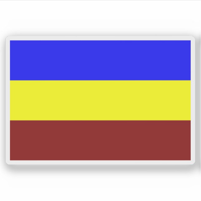 Flagge des Königreichs Busoga, Uganda Aufkleber (Vorderseite)