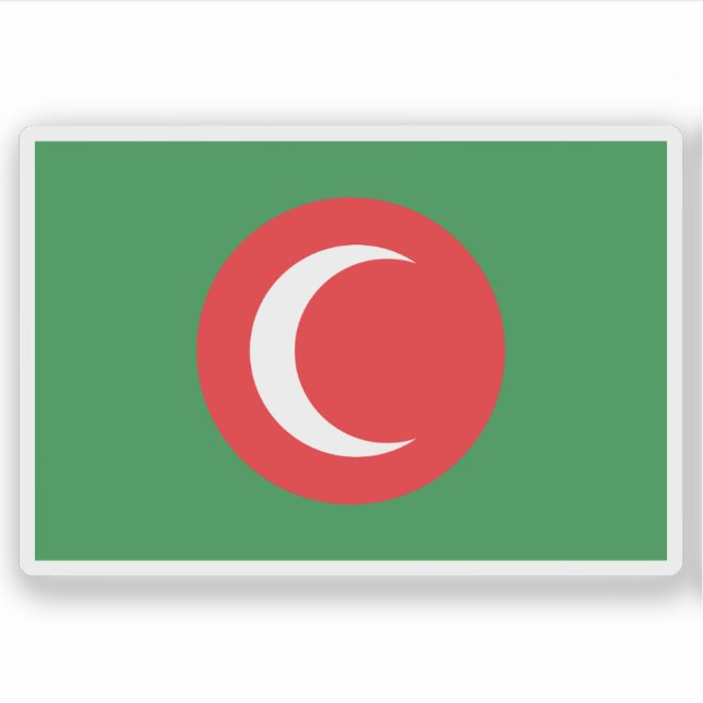 Flagge des Königreichs Kurdistan (1922-1924) Aufkleber (Vorderseite)