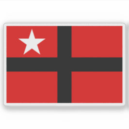Flagge des Königreichs Samoa (1886-1887) Aufkleber
