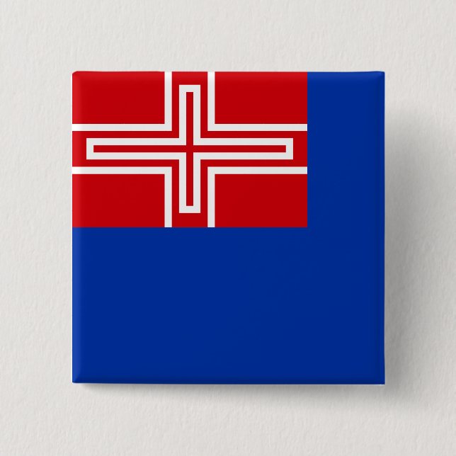 Flagge des Königreichs Sardinien (1816-1848) Button (Vorderseite)